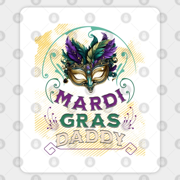 Mardis Gras Daddy Magnet by WarFX Designs